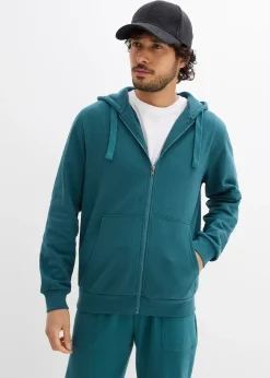 bonprix Sweat zippé à capuche, regular|Homme Vêtements De Sport|Sweats
