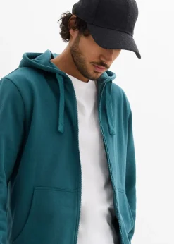 bonprix Sweat zippé à capuche, regular|Homme Vêtements De Sport|Sweats