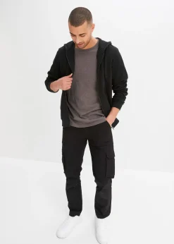 bonprix Sweat zippé à capuche, regular|Homme Vêtements De Sport|Sweats