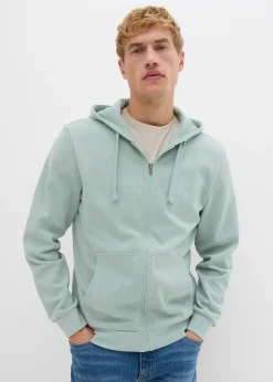 bonprix Sweat zippé à capuche, regular|Homme Vêtements De Sport|Sweats
