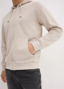 bonprix Sweat zippé à capuche, regular|Homme Vêtements De Sport|Sweats