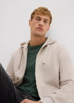 bonprix Sweat zippé à capuche, regular|Homme Vêtements De Sport|Sweats