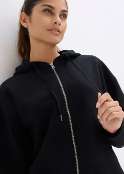 Femme bonprix Basiques|Sweats|Sweat zippé 100% coton