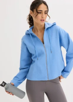 Femme bonprix Basiques|Sweats|Sweat zippé 100% coton