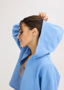 Femme bonprix Basiques|Sweats|Sweat zippé 100% coton