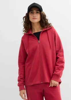 bonprix Sweat zippé 100% coton|Femme Basiques|Sweats