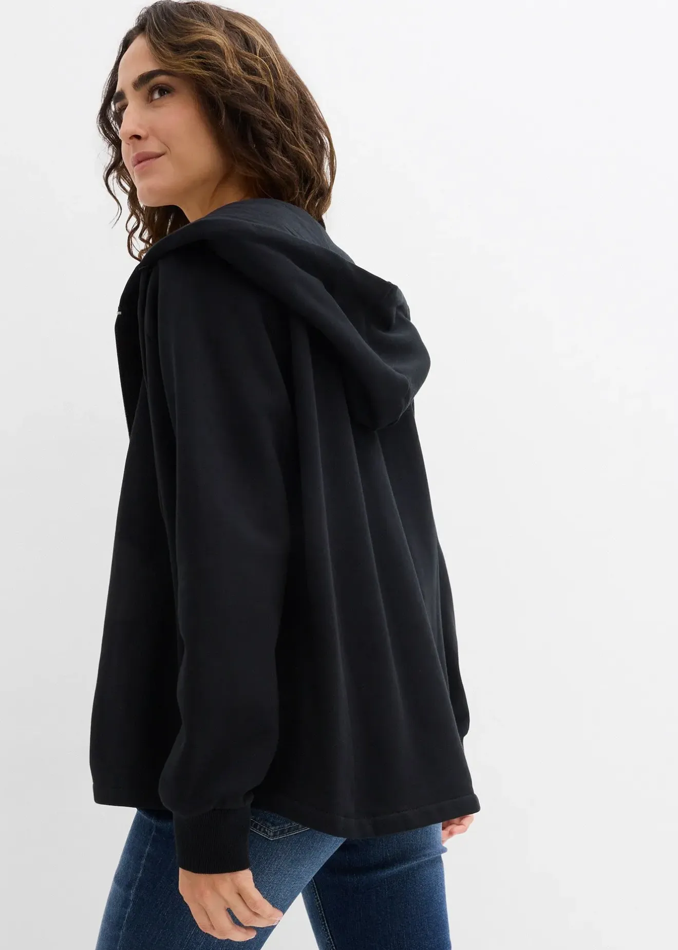 Femme bonprix Basiques|Sweats|Sweat zippé 100% coton