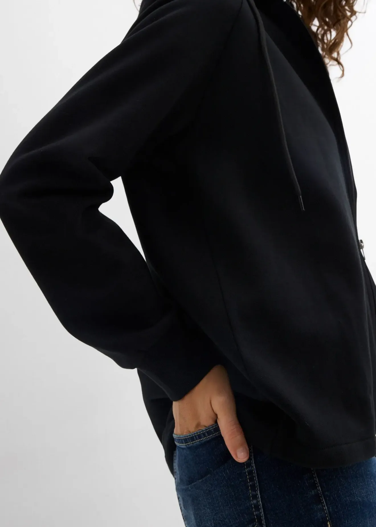 Femme bonprix Basiques|Sweats|Sweat zippé 100% coton