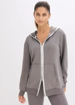 Femme bonprix Vêtements Thermiques|Vêtements De Sport|Sweat zippé chaud et large, séchage rapide