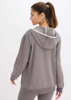 Femme bonprix Vêtements Thermiques|Vêtements De Sport|Sweat zippé chaud et large, séchage rapide
