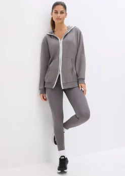 Femme bonprix Vêtements Thermiques|Vêtements De Sport|Sweat zippé chaud et large, séchage rapide