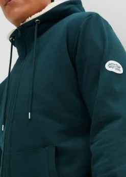 bonprix Sweat zippé doublé sherpa|Homme Vêtements Thermiques|Vêtements De Plein Air