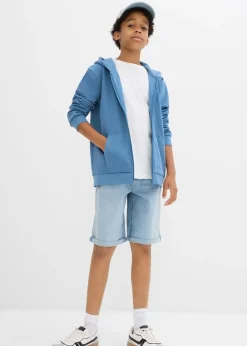 bonprix Sweat zippé doux à capuche|Enfant Vêtements Enfant|Garçons 9-16 Ans·Pulls & Sweats