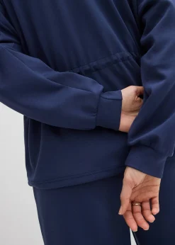 Femme bonprix Sweats|T-Shirts & Tops|Sweat zippé en matière néoprène douce