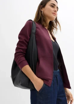 Femme bonprix Basiques|Sweats|Sweat zippé en néoprène