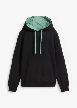 Femme bonprix Basiques|Sweats|Sweat-shirt à capuche avec détails contrastants