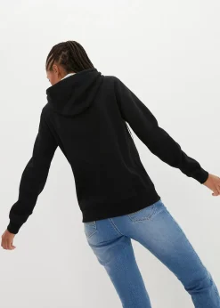 Femme bonprix Basiques|Sweats|Sweat-shirt à capuche avec détails contrastants
