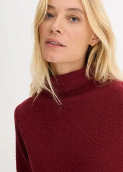 Femme bonprix Sweats|Sweat-shirt à col montant