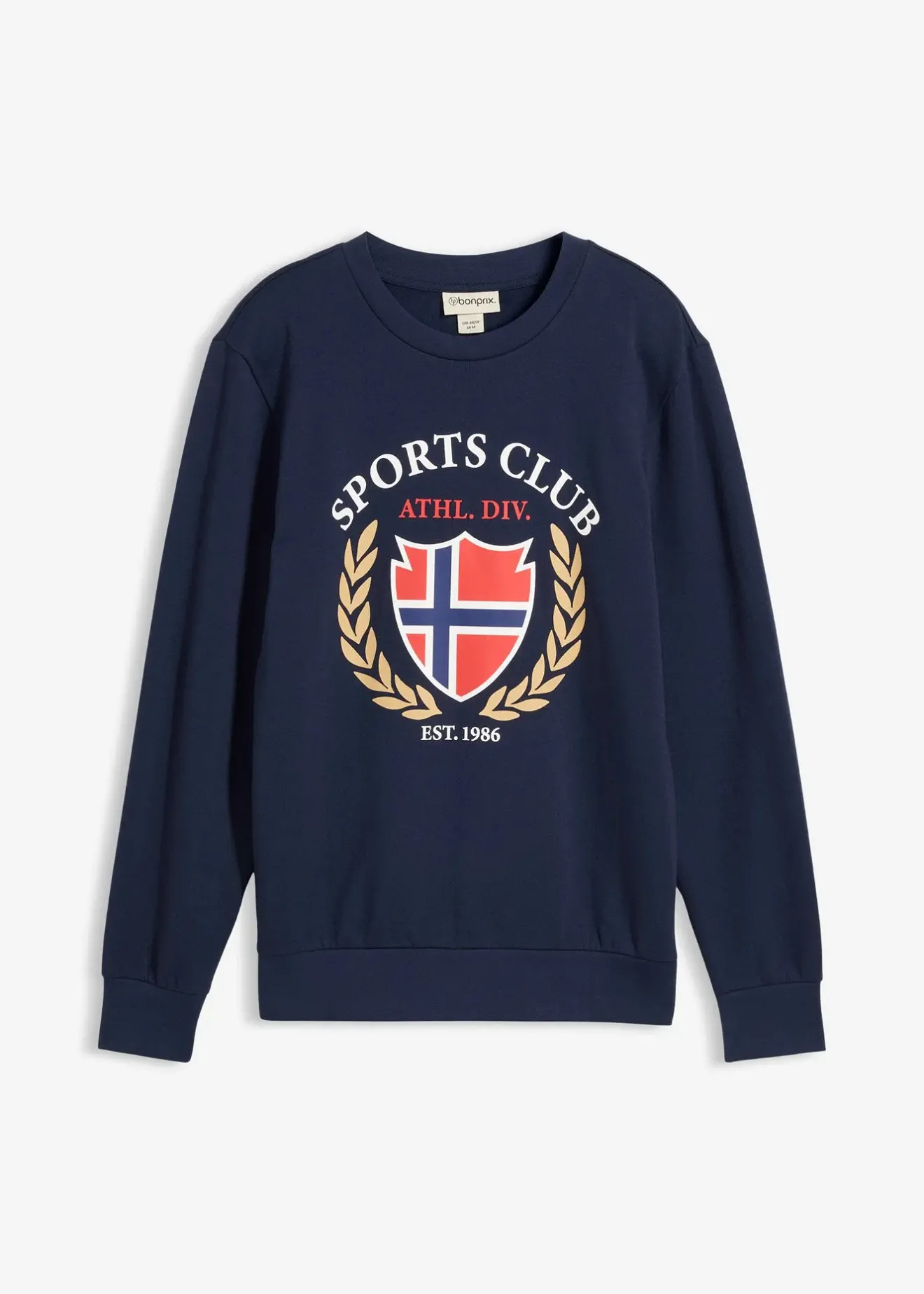 bonprix Sweat-shirt 100% coton|Homme Sweats