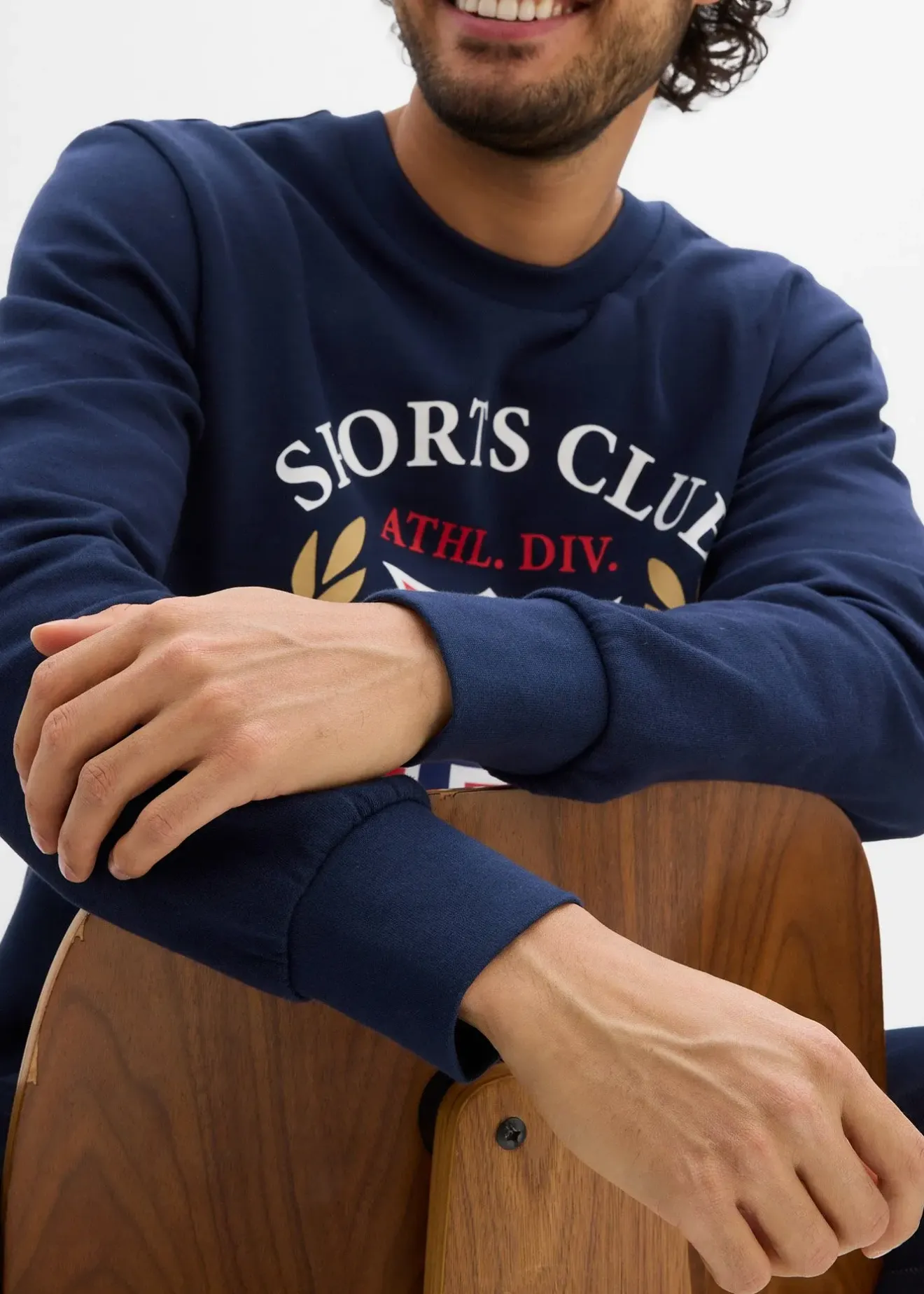 bonprix Sweat-shirt 100% coton|Homme Sweats