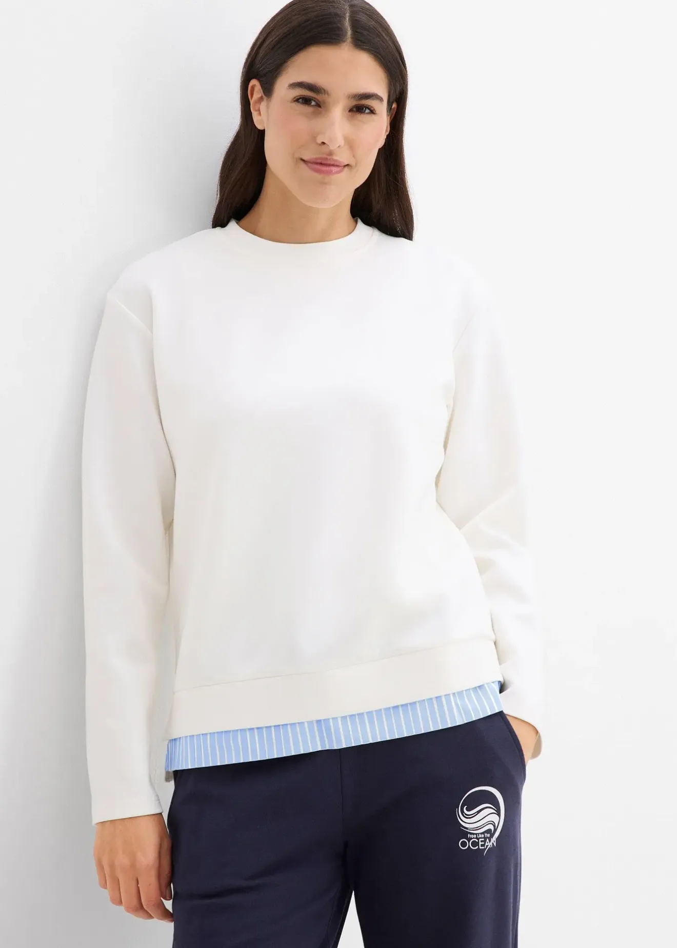 Femme bonprix Sweats|Sweat-shirt 100% coton