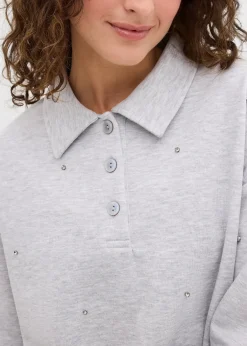 Femme bonprix Sweats|Sweat-shirt à rivets