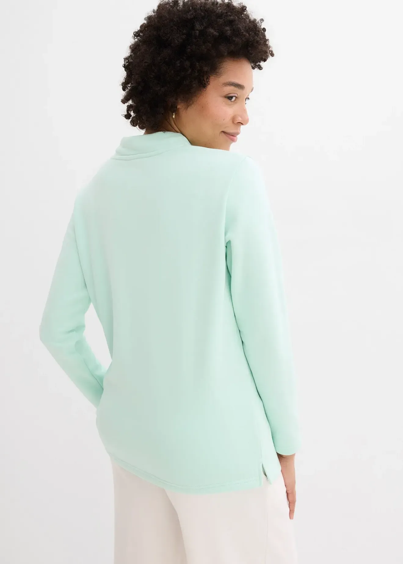 bonprix Sweat-shirt avec base fendue|Femme Basiques|Sweats