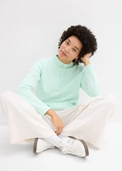 bonprix Sweat-shirt avec base fendue|Femme Basiques|Sweats