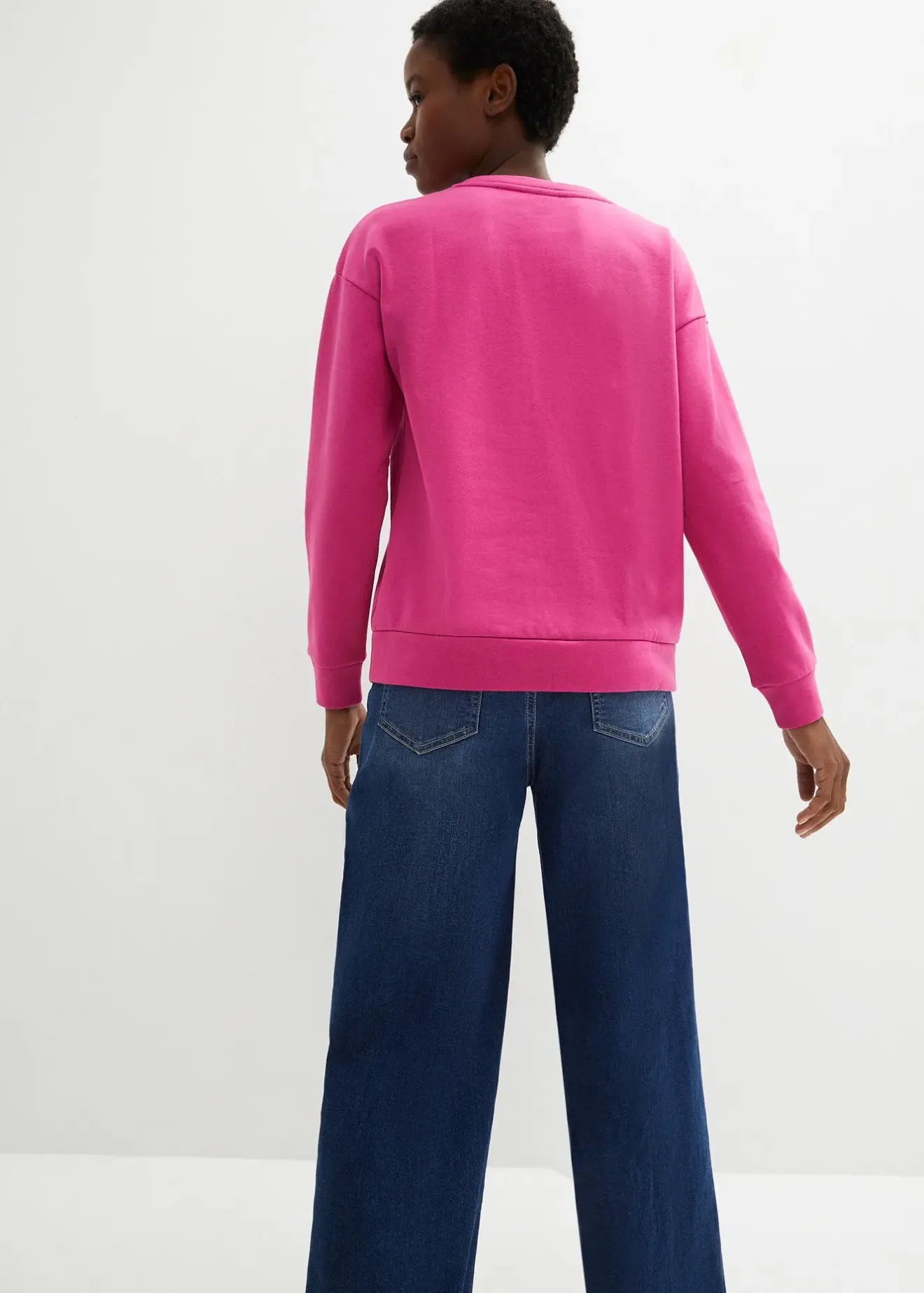 bonprix Sweat-shirt avec broderie|Femme Sweats