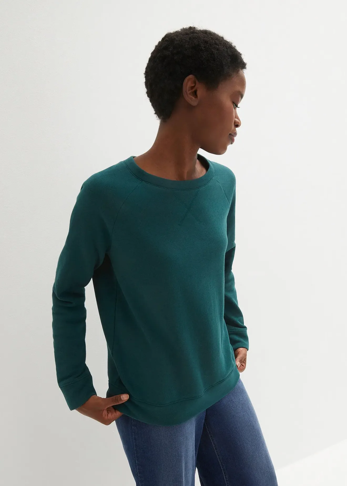 Femme bonprix Basiques|Sweats|Sweat-shirt basique