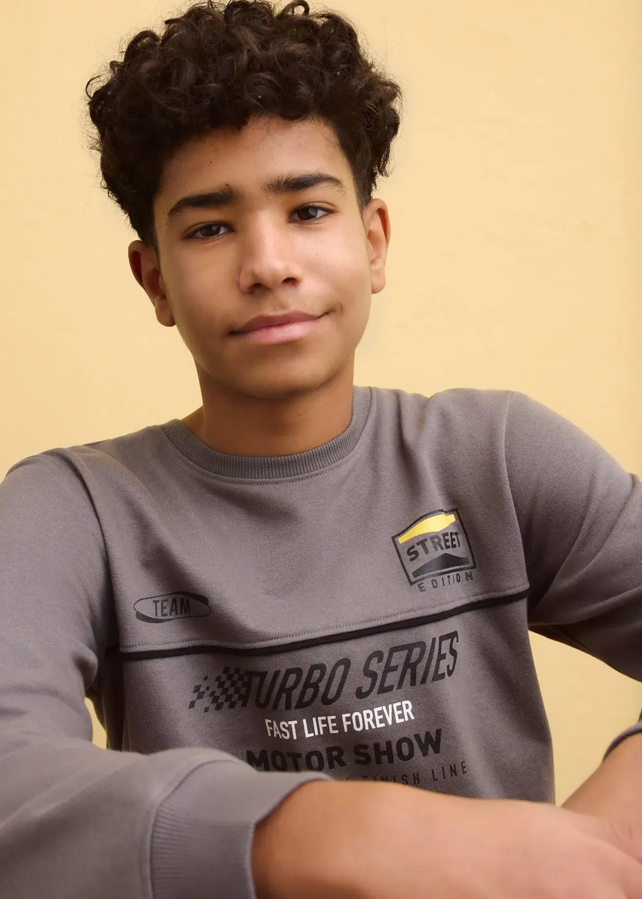 Enfant bonprix Vêtements Enfant|Garçons 9-16 Ans·Pulls & Sweats|Sweat-shirt doux en coton mélangé