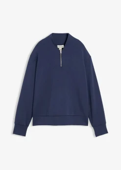 Femme bonprix Sweats|Sweat-shirt doux en matière néoprène