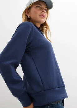 Femme bonprix Sweats|Sweat-shirt doux en matière néoprène