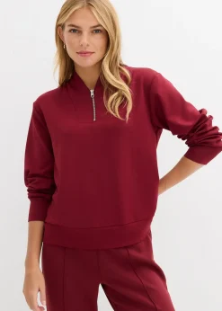 bonprix Sweat-shirt doux en matière néoprène|Femme Sweats