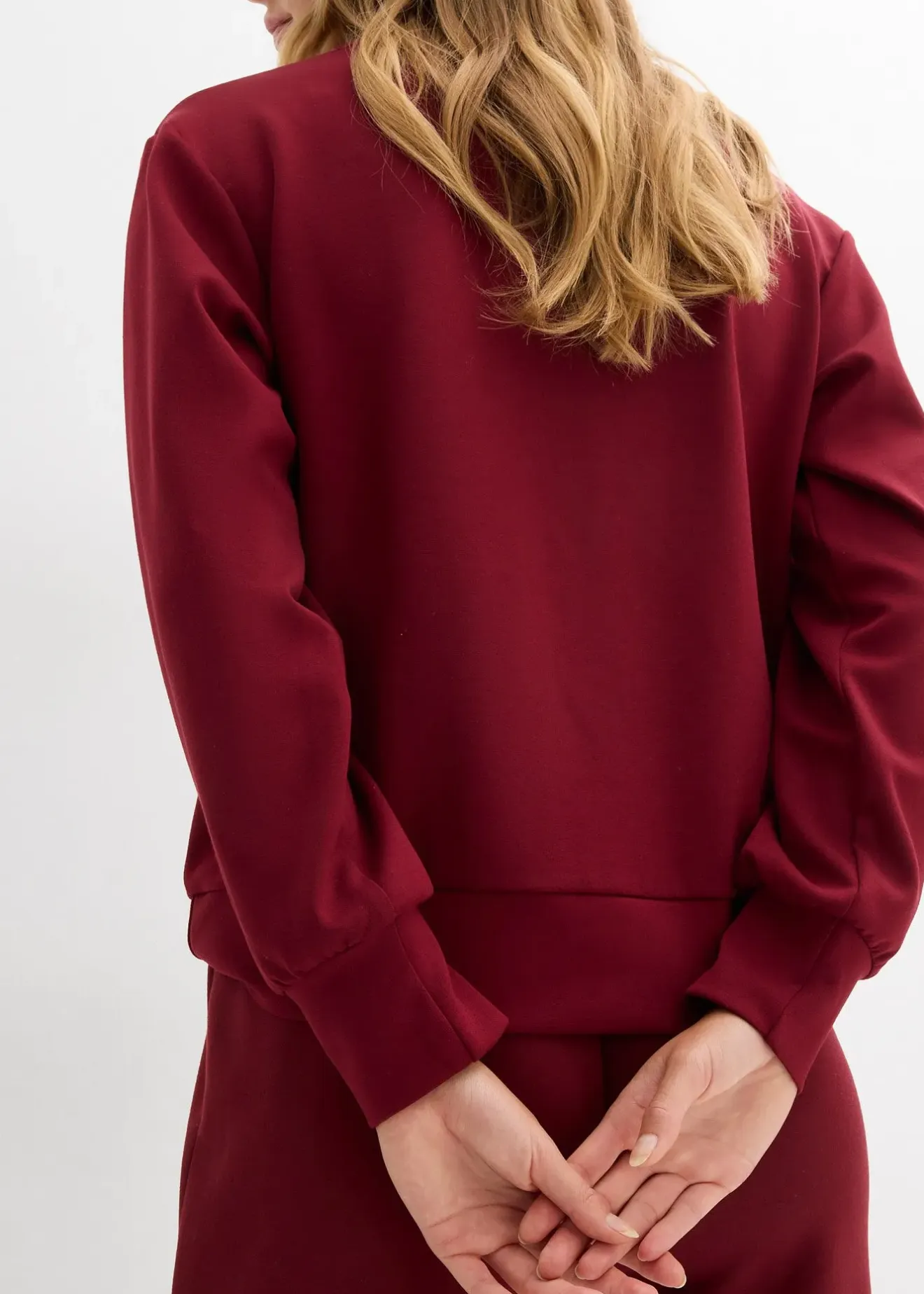 bonprix Sweat-shirt doux en matière néoprène|Femme Sweats