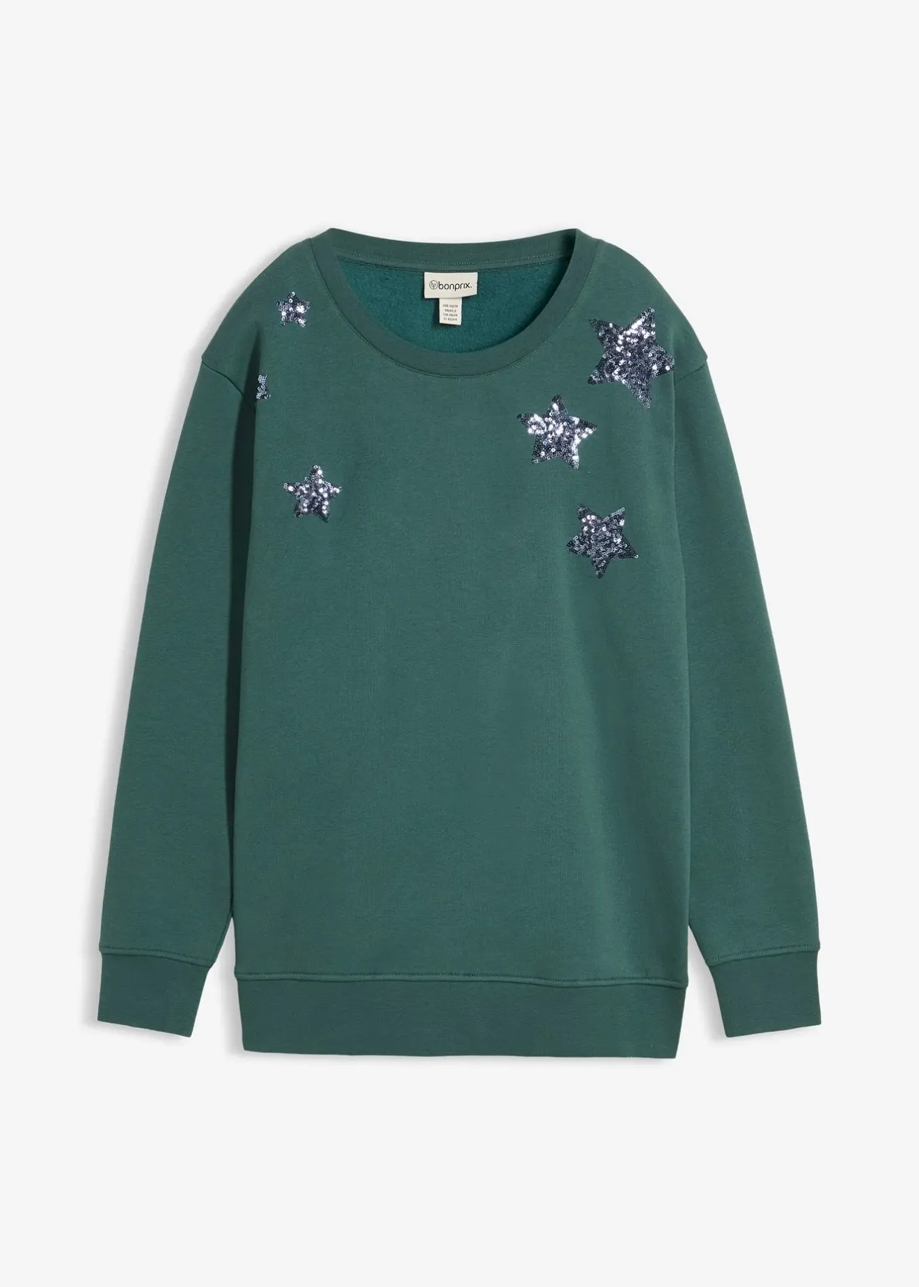 Femme bonprix Sweats|Sweat-shirt en coton mélangé