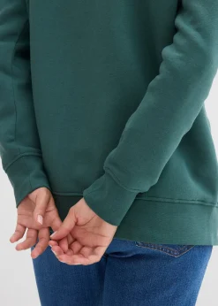 Femme bonprix Sweats|Sweat-shirt en coton mélangé