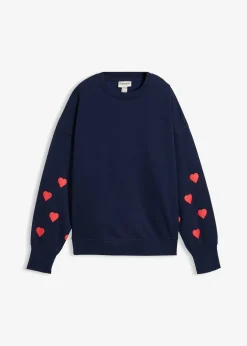 Femme bonprix Sweats|Sweat-shirt en coton mélangé