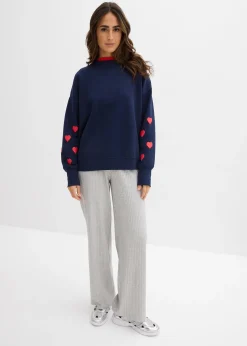 Femme bonprix Sweats|Sweat-shirt en coton mélangé