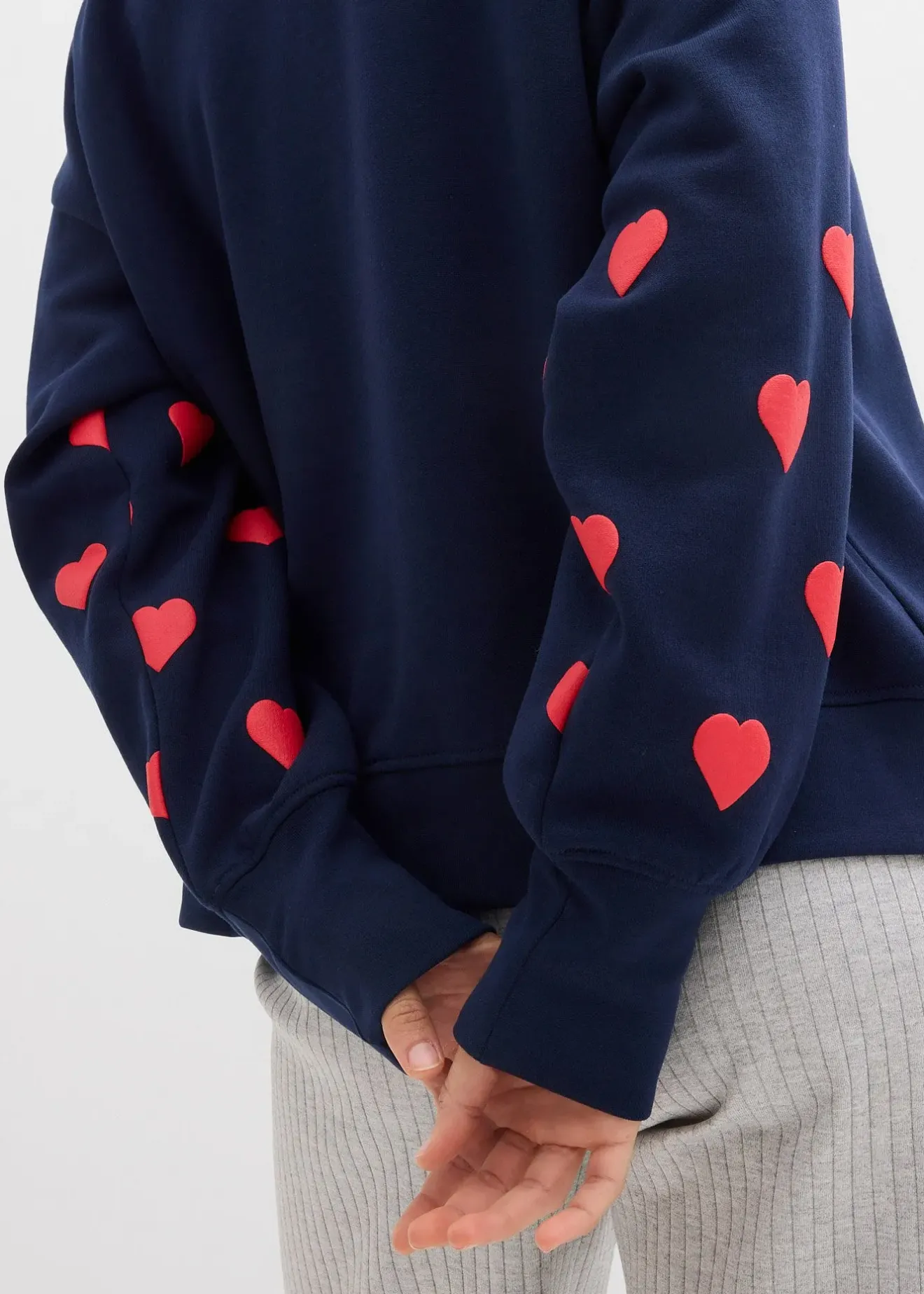 Femme bonprix Sweats|Sweat-shirt en coton mélangé