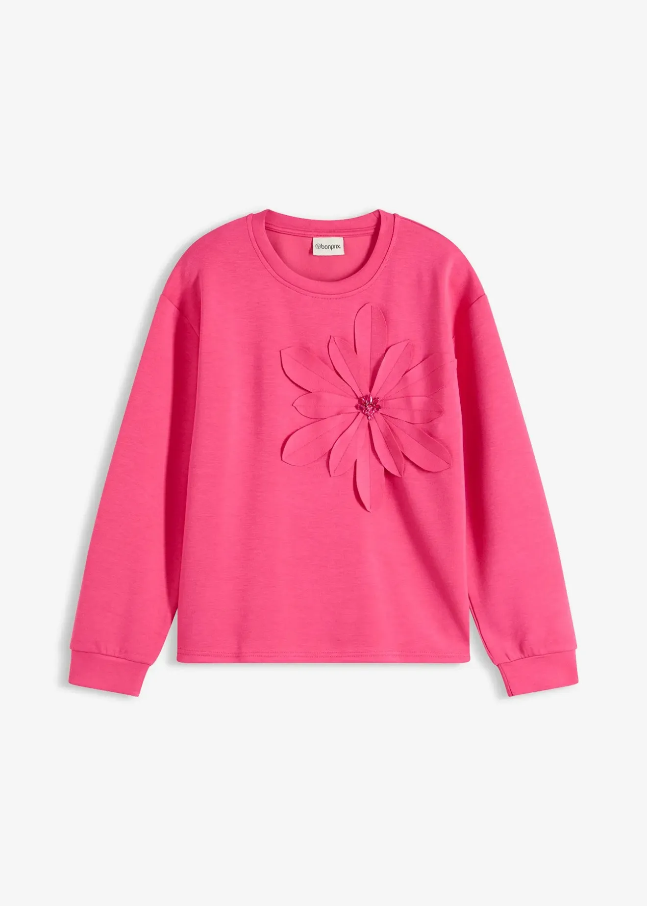 bonprix Sweat-shirt en néoprène avec application|Femme Sweats