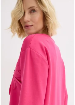 bonprix Sweat-shirt en néoprène avec application|Femme Sweats