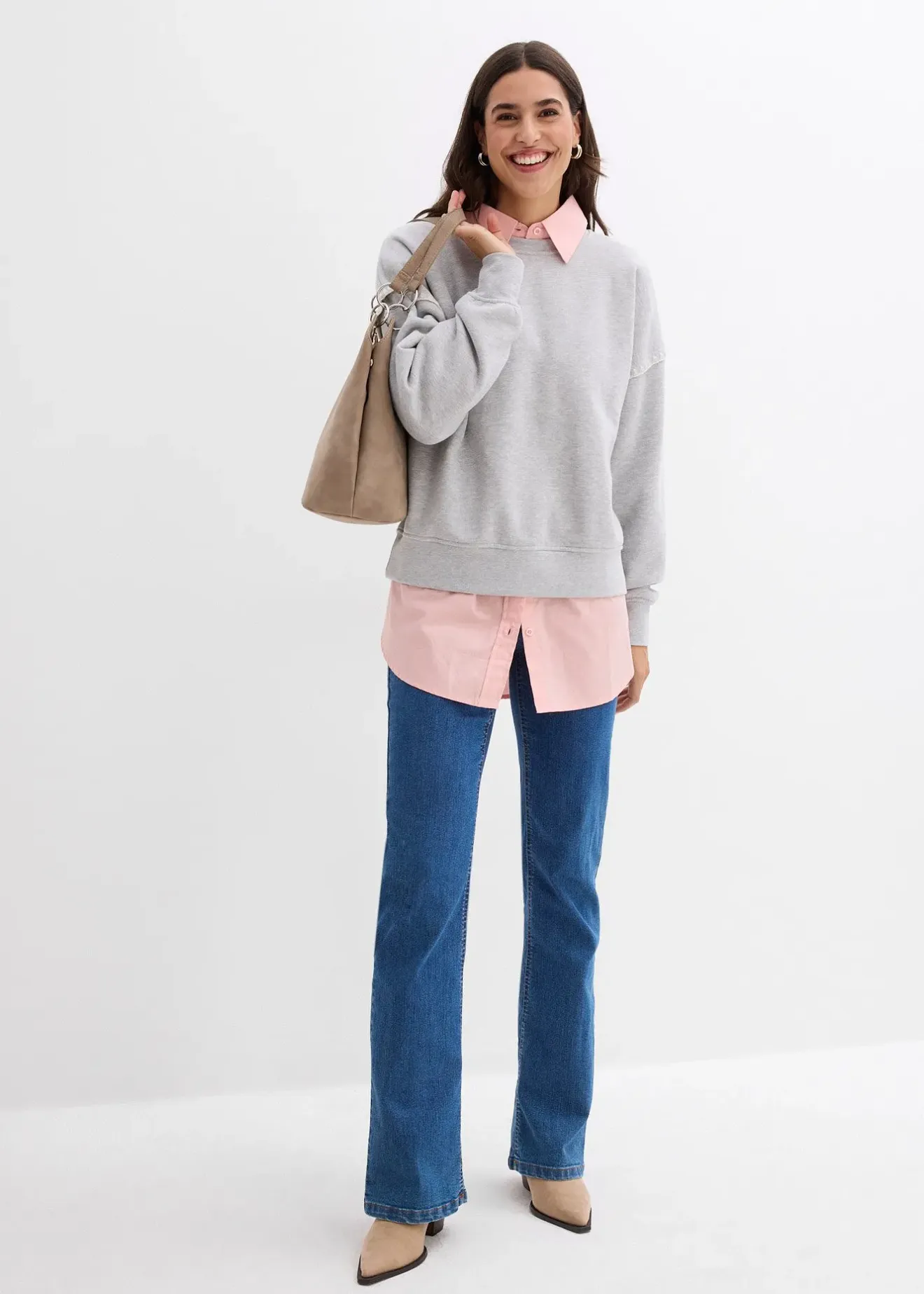 Femme bonprix Sweats|Sweat-shirt oversize