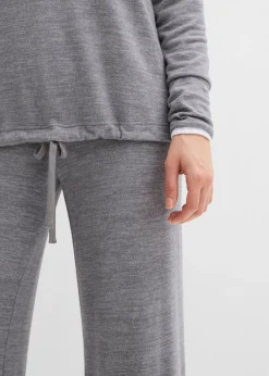 Femme bonprix Sweats|Sweat-shirt oversize effet maille