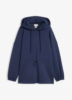 Femme bonprix Sweats|T-Shirts & Tops|Sweat-shirt oversize en matière néoprène douce