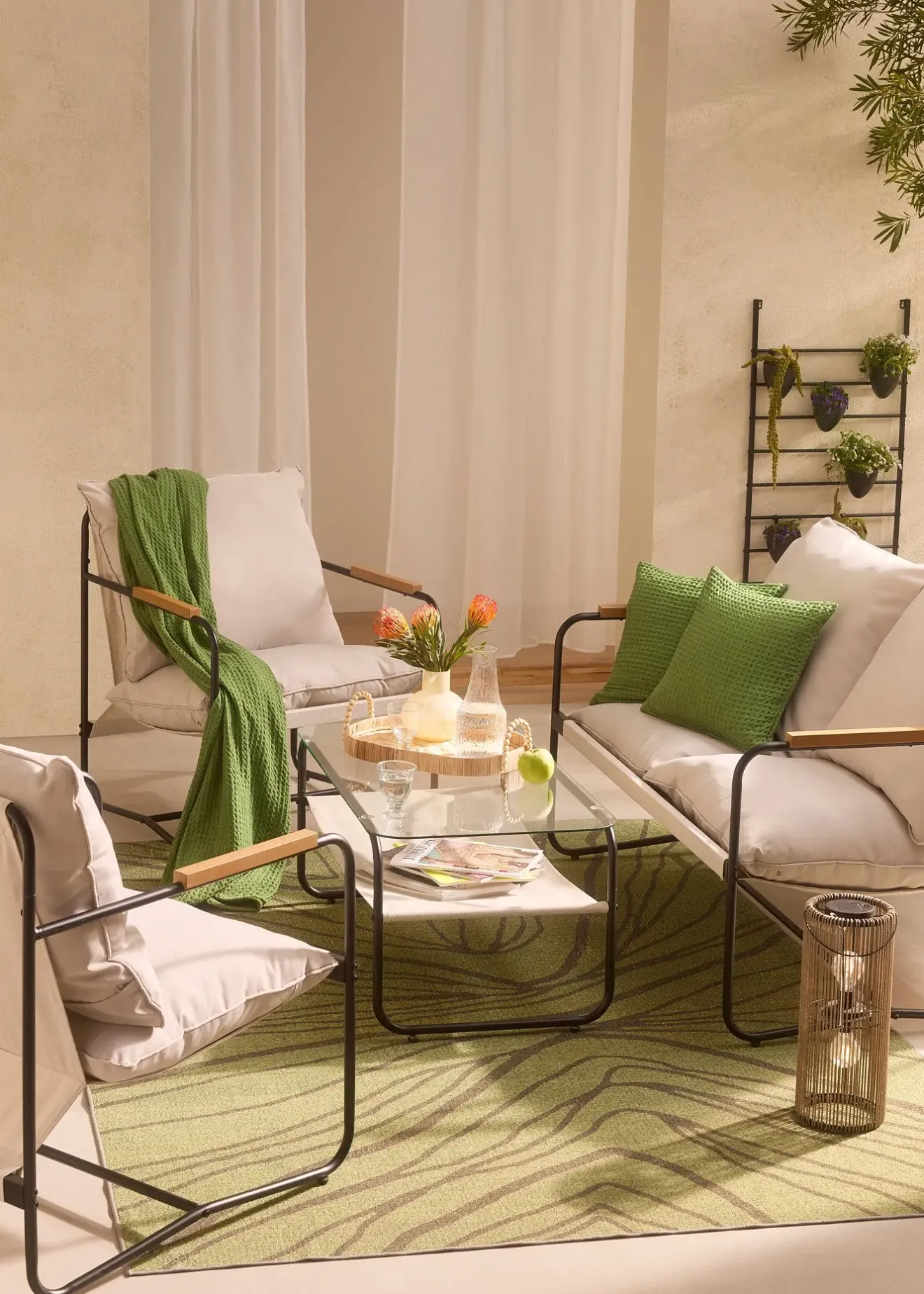 bonprix Étagère haute avec six pots de fleurs| Jardin & Balcon·Déco De Jardin & Éclairage|Accessoires Déco