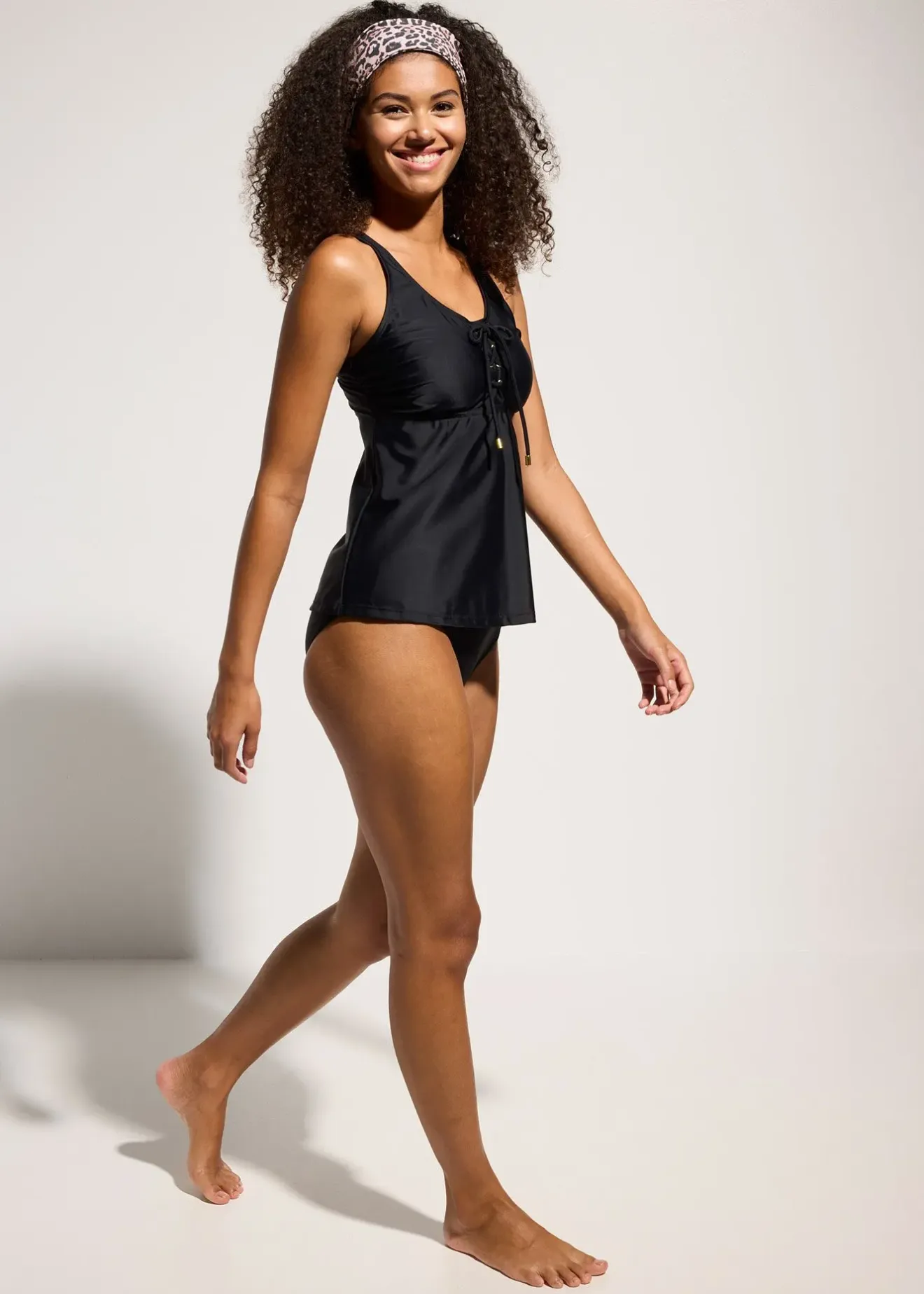 Femme bonprix Tankinis|Tankini avec laçage (ens. 2 pces)