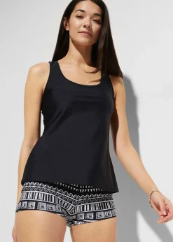 Femme bonprix Maillots De Bain Couvrants|Maillots De Bain Sport|Tankini (ens. 3 pces) avec haut brassière