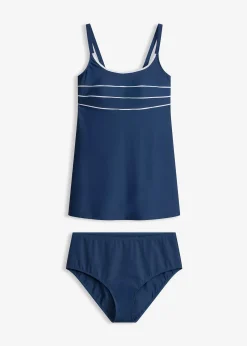 Femme bonprix Tankinis|Tankini long à coutures décoratives (ens. 2 pces)