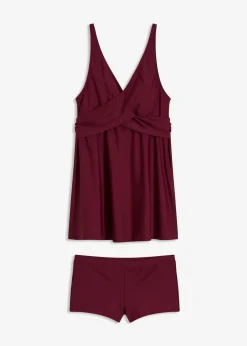 Femme bonprix Tankinis|Tankini long (ens. 2 pces) à encolure V